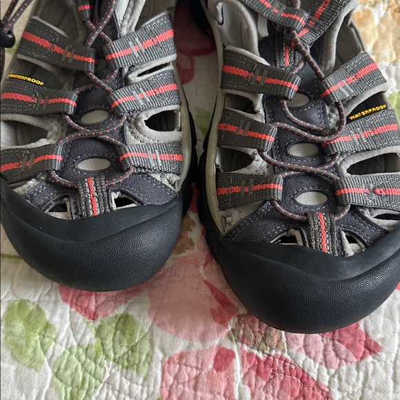 Keen Gray and Coral Outdoor Sport Sandals